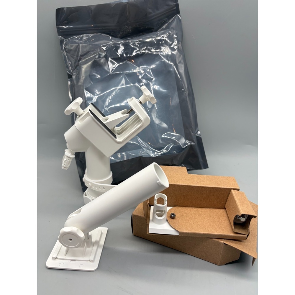 Ring Gutter Mount for Security Cameras and Solar Panels White